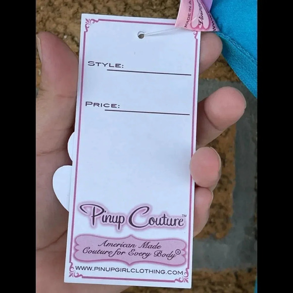 PINUP COUTURE VIVIAN SATIN DRESS SMALL - Picture 9 of 10